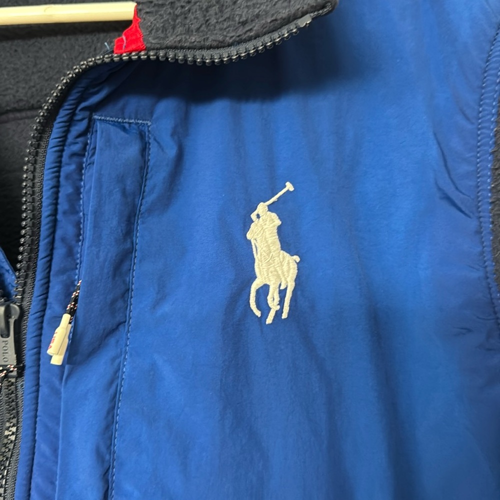 Polo by Ralph Lauren Men's Navy and Royal Blue 2022 Olympic Team Jacket - Picture 4 of 11